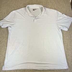 PGA Tour Pro Series Golf Polo Shirt Stretch, Size XXL, Bright White